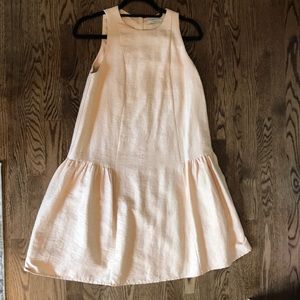 Flowing, soft peach FRNCH dress